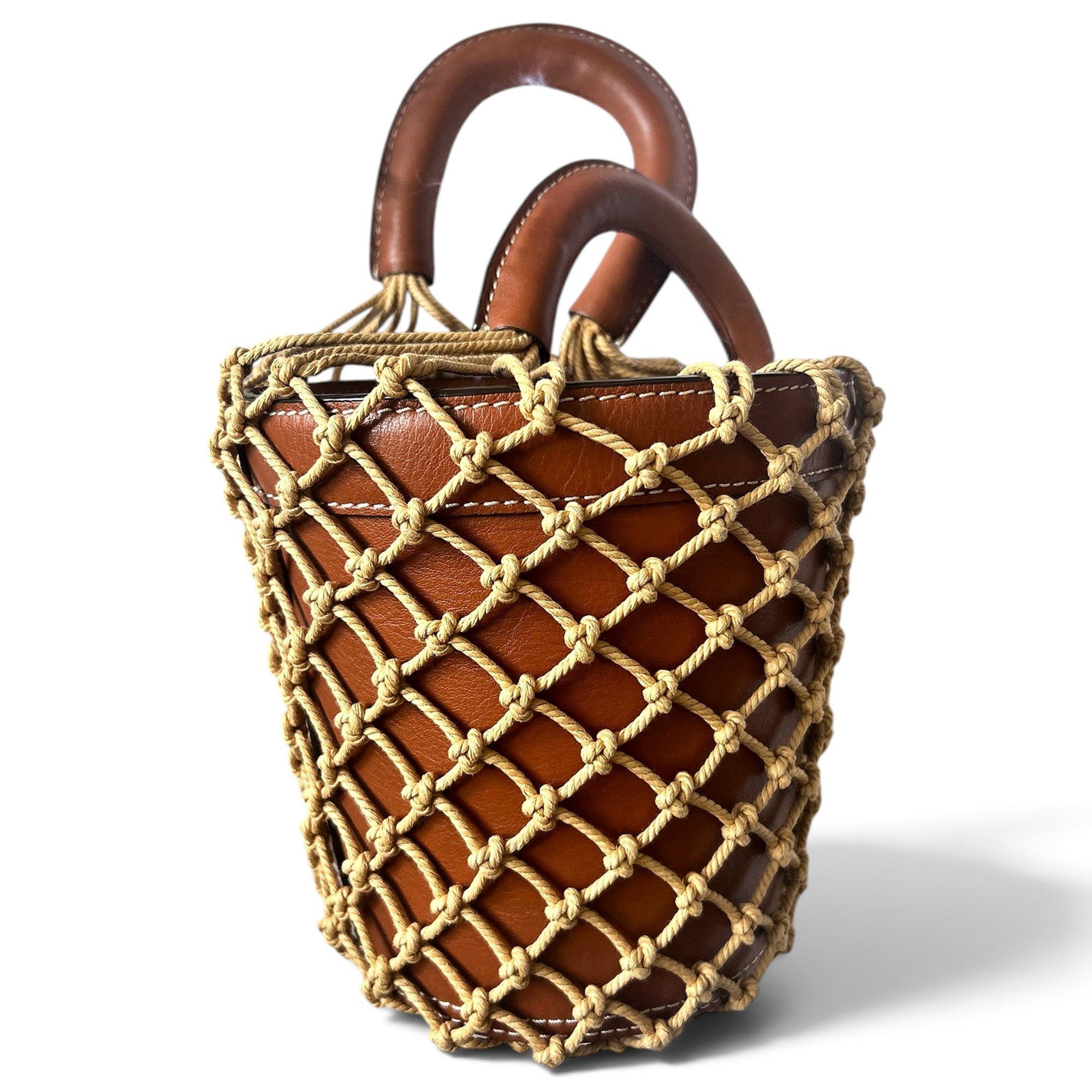 Moreau leather handbag