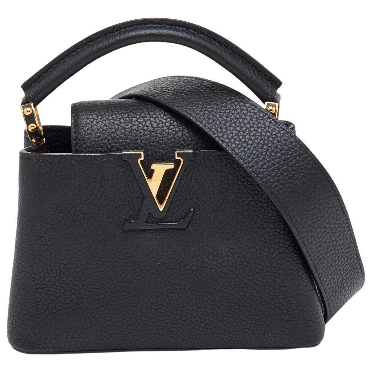 Capucines leather satchel