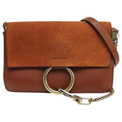 Faye leather crossbody bag
