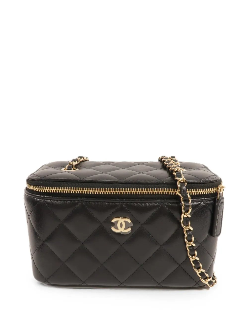 CC vanity case shoulder bag