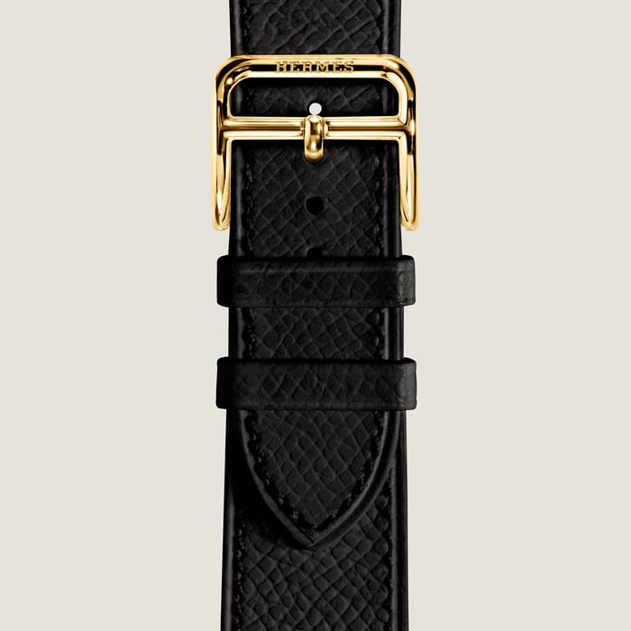 Noir Heure H Medium Model 30 MM Single Tour Watch Strap