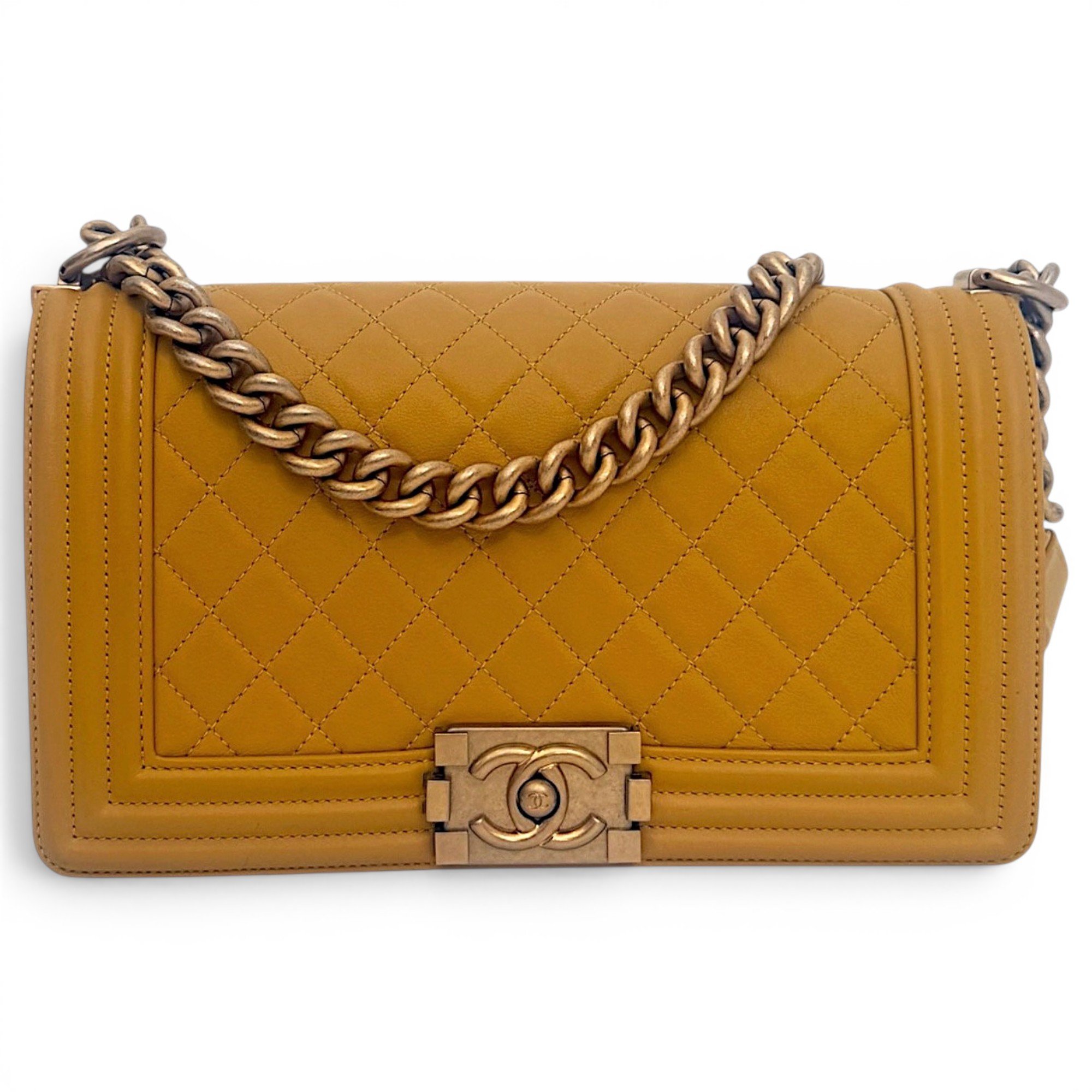 Boy leather crossbody bag