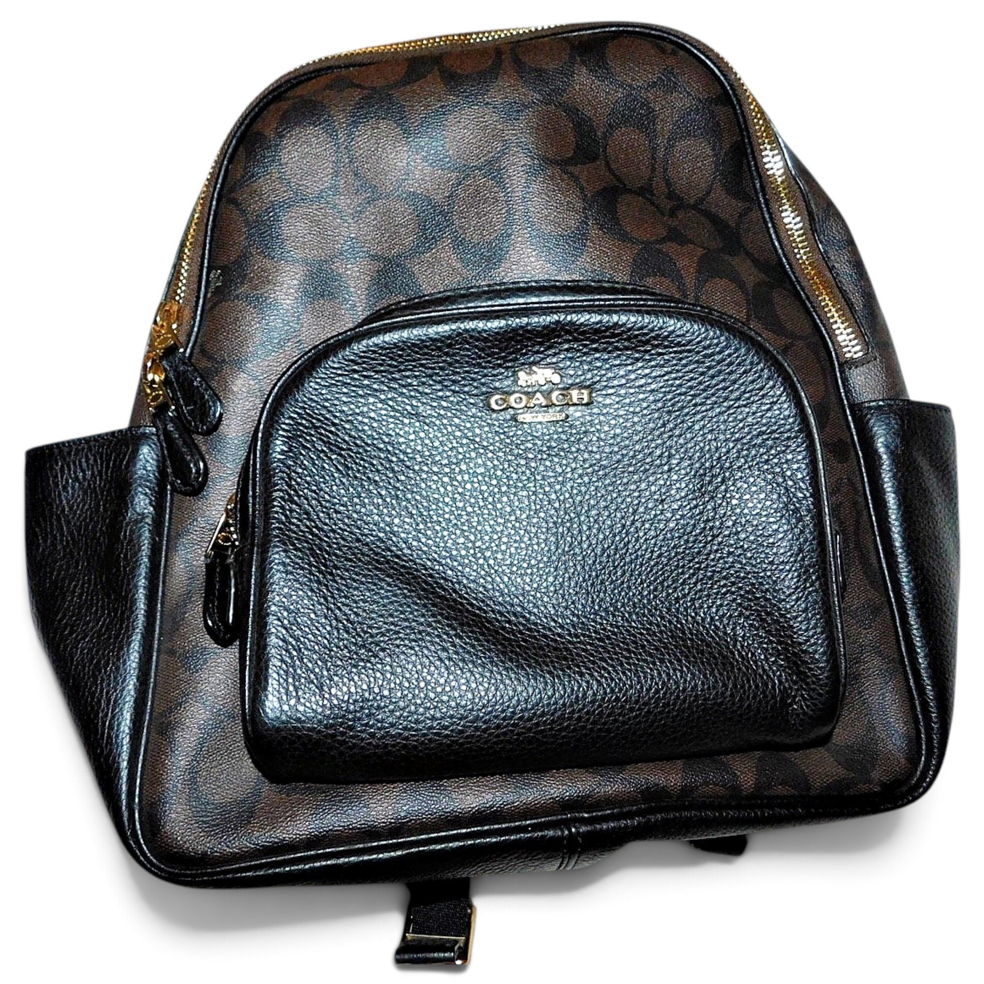 Leather backpack