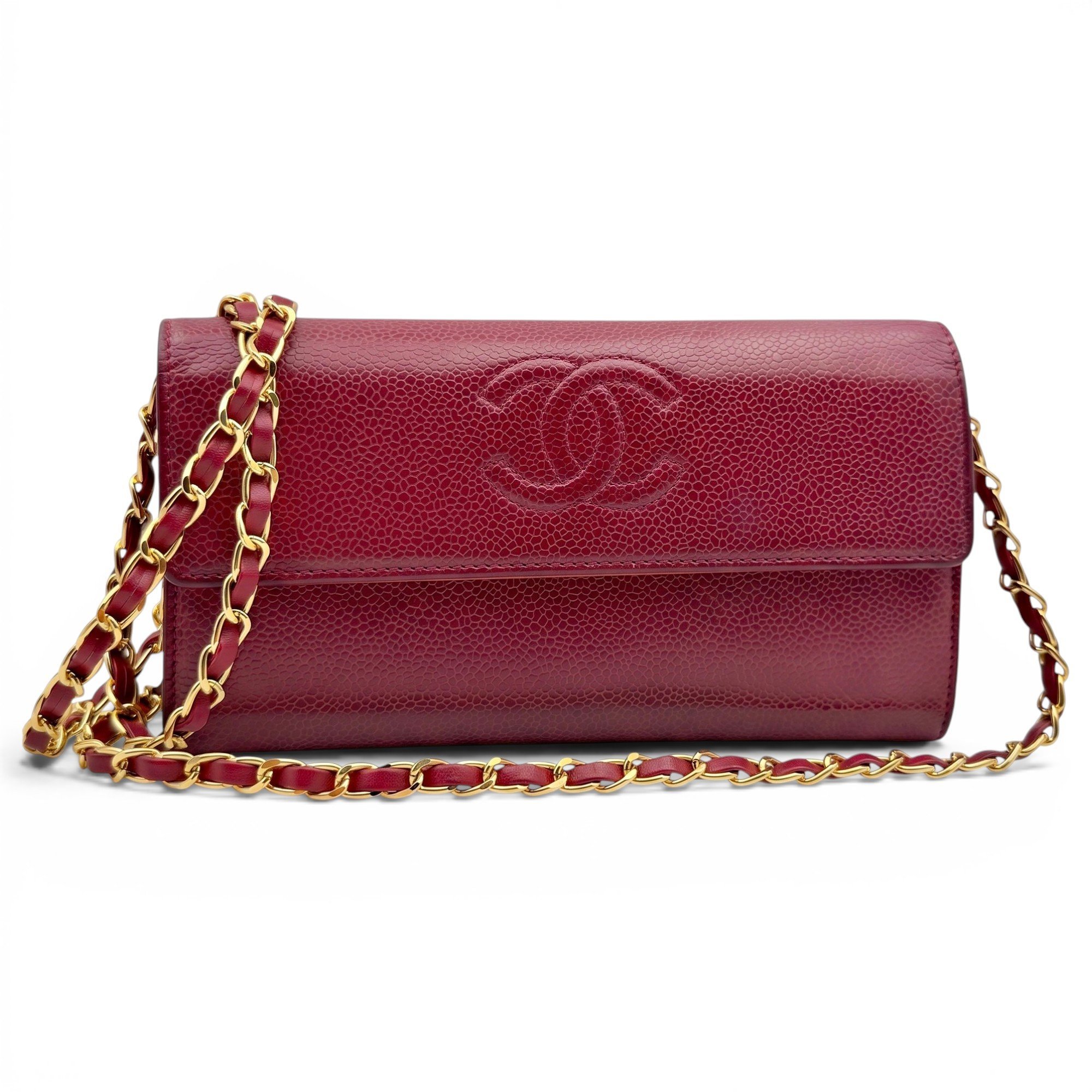 Wallet On Chain Timeless/Classique leather crossbody bag