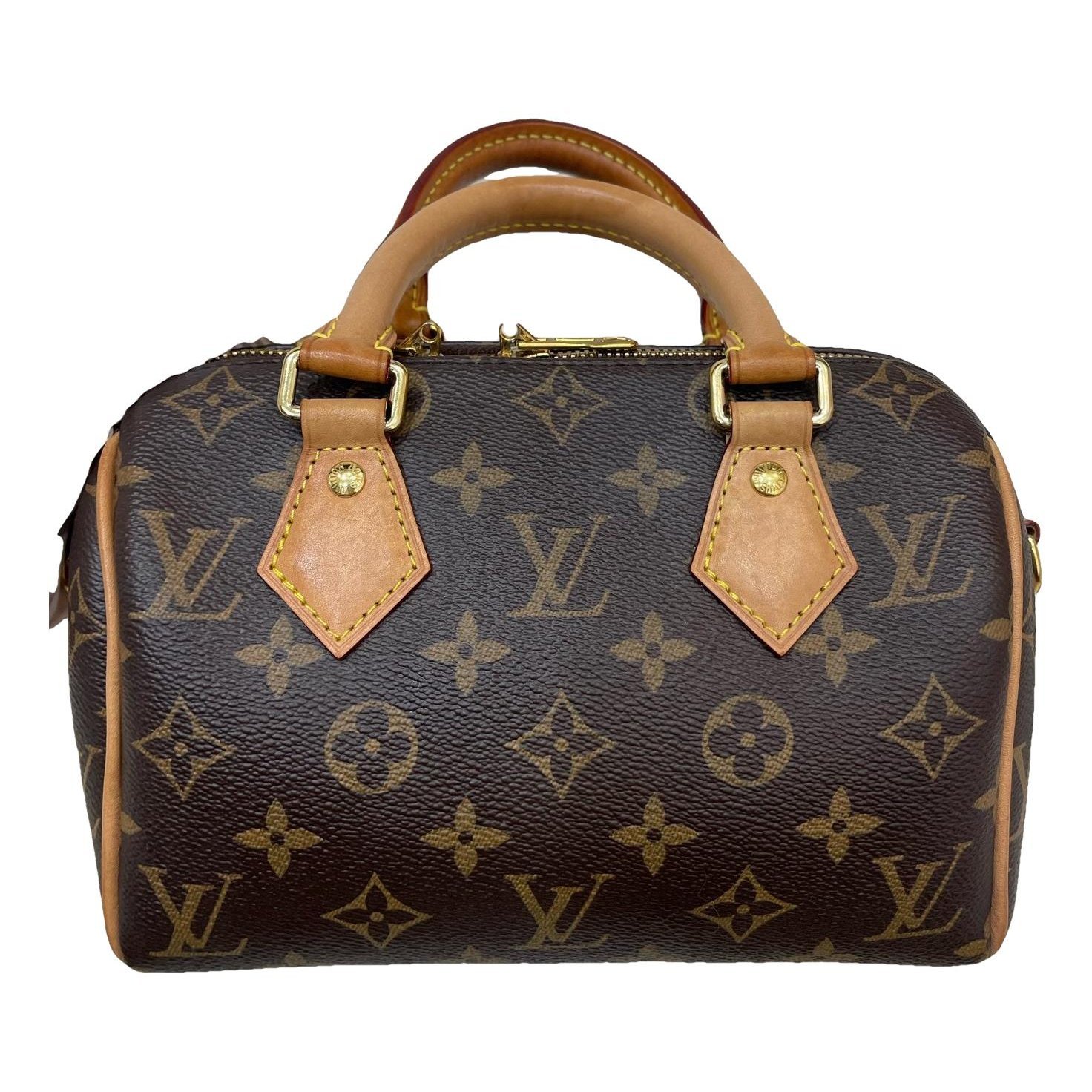 Nano Speedy / Mini HL leather handbag