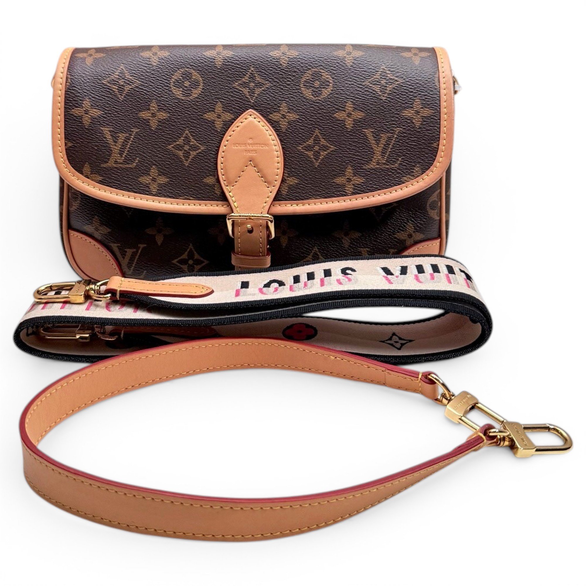 Louis Vuitton Diane leather crossbody bag