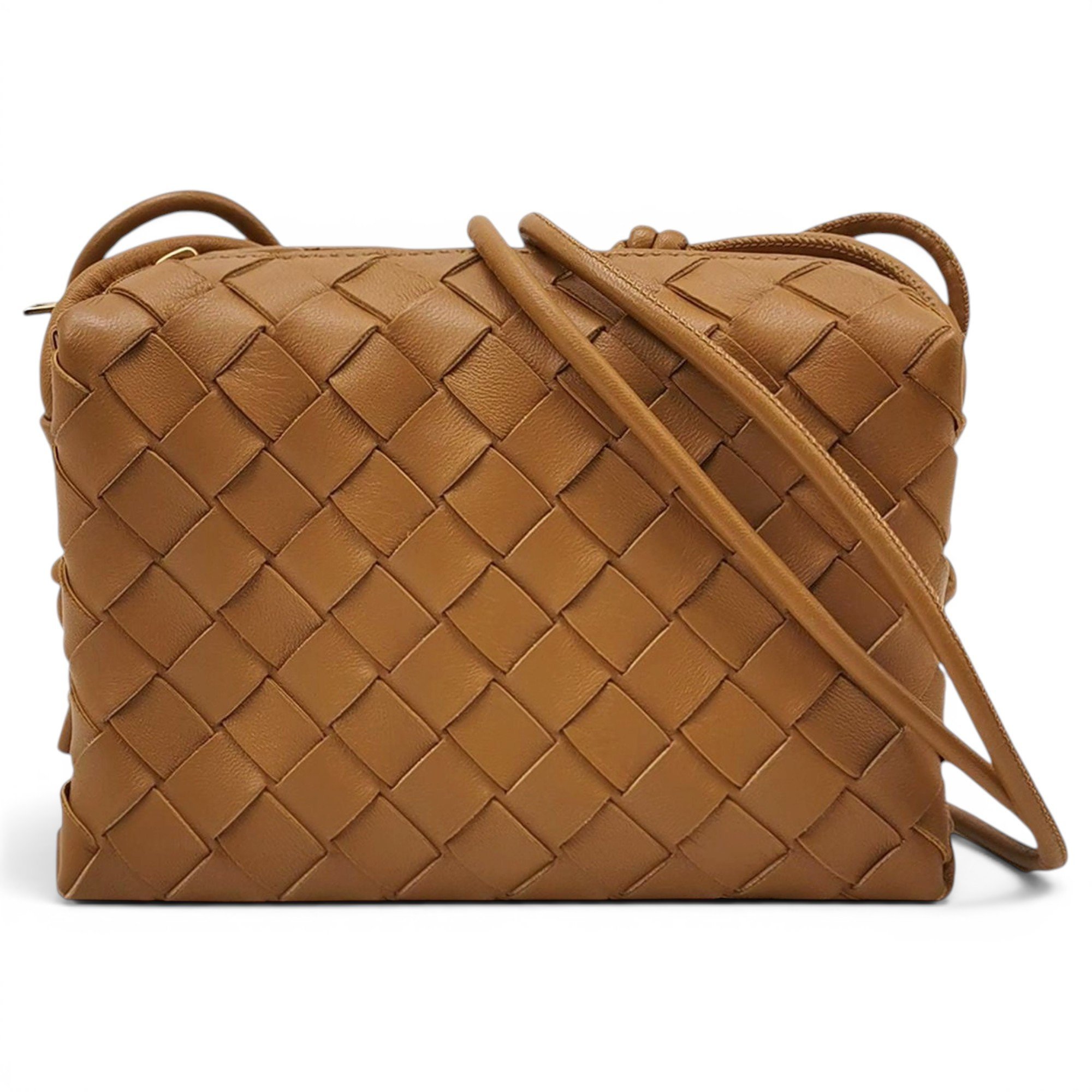 Loop leather handbag