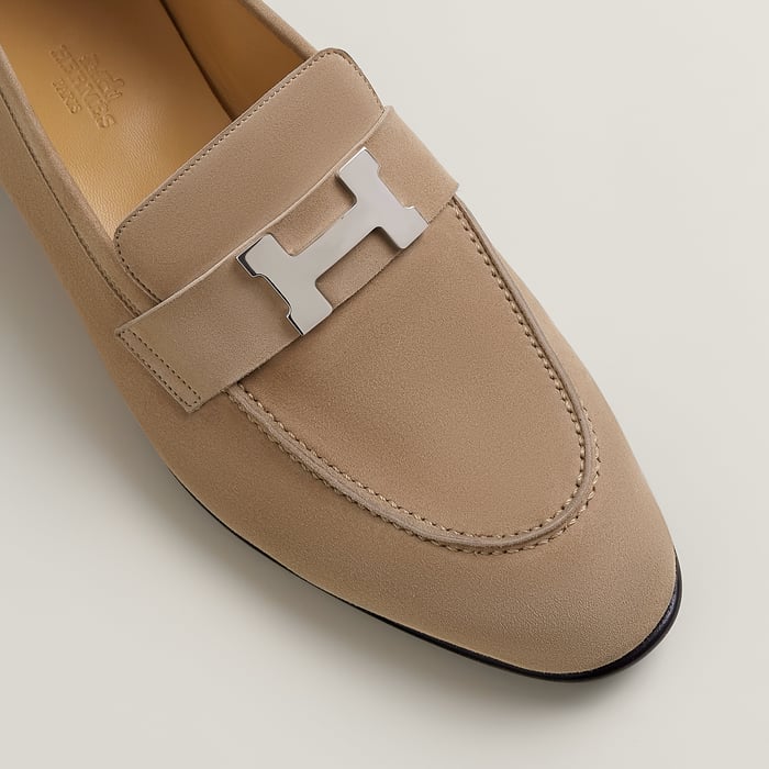 Beige Argile Mocassim Paris