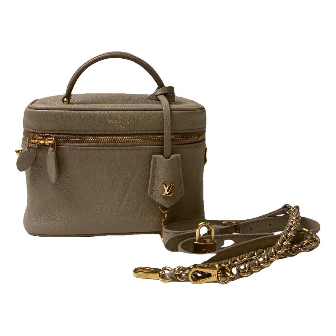Vanity leather handbag