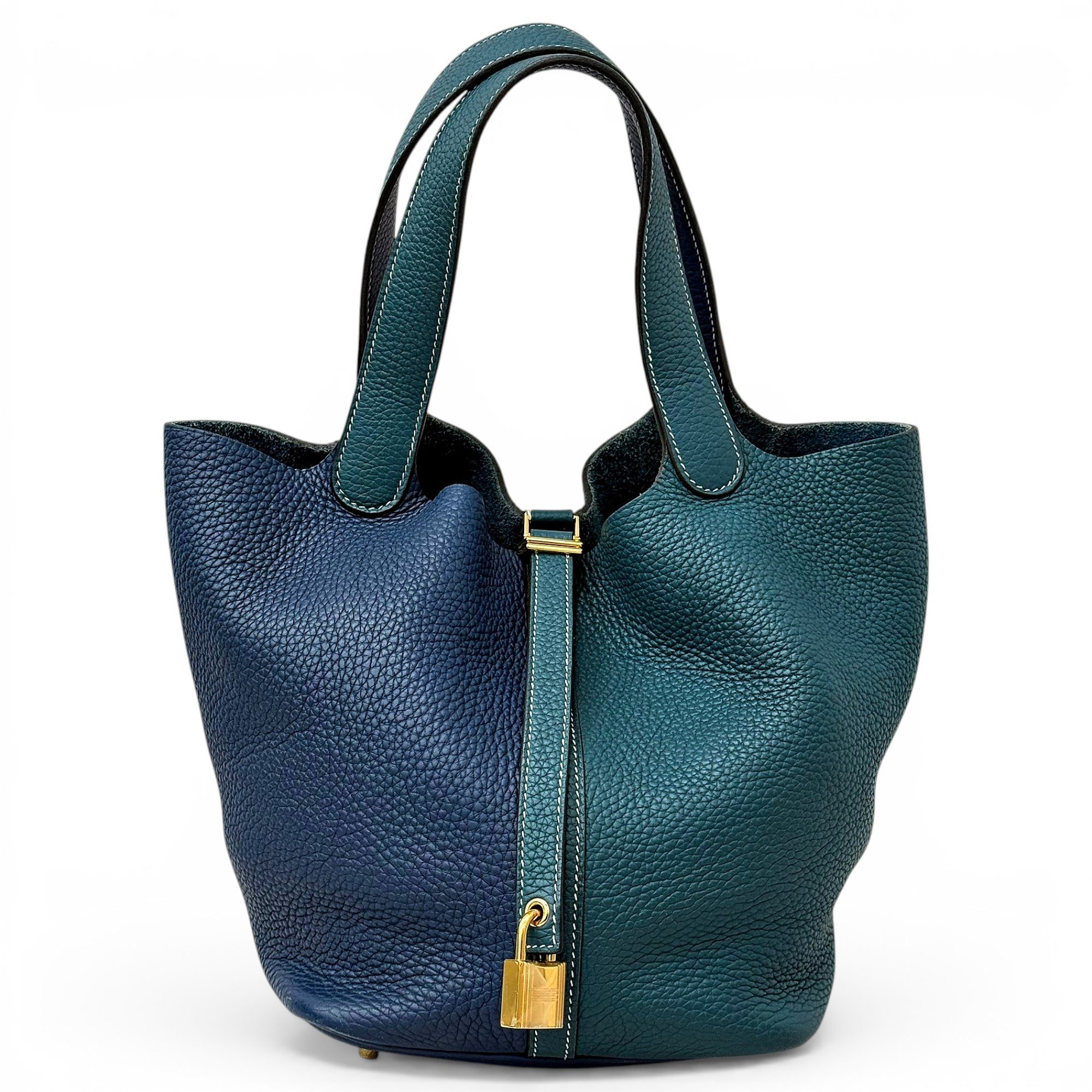 Picotin leather handbag