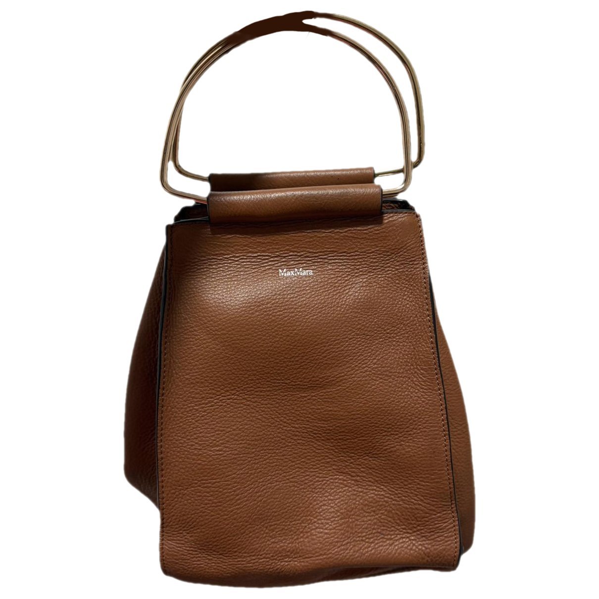 Marine leather crossbody bag
