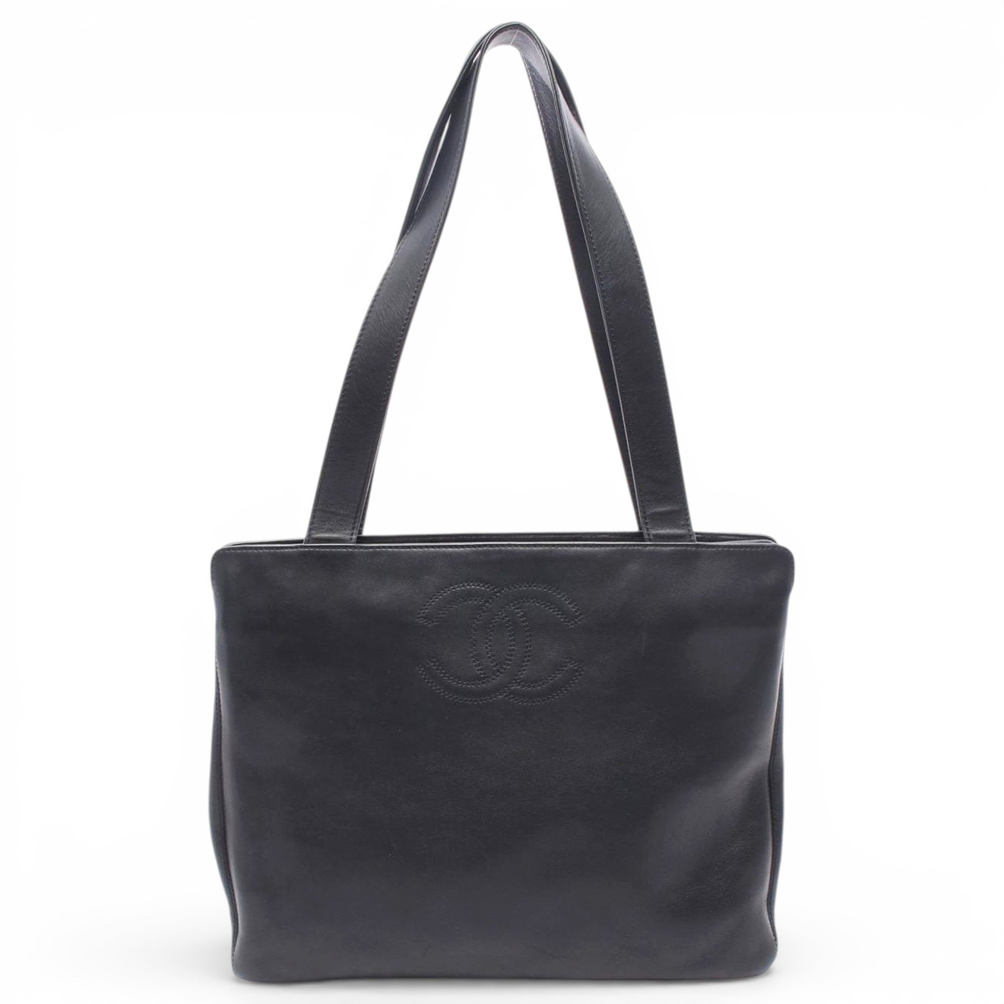 Leather tote