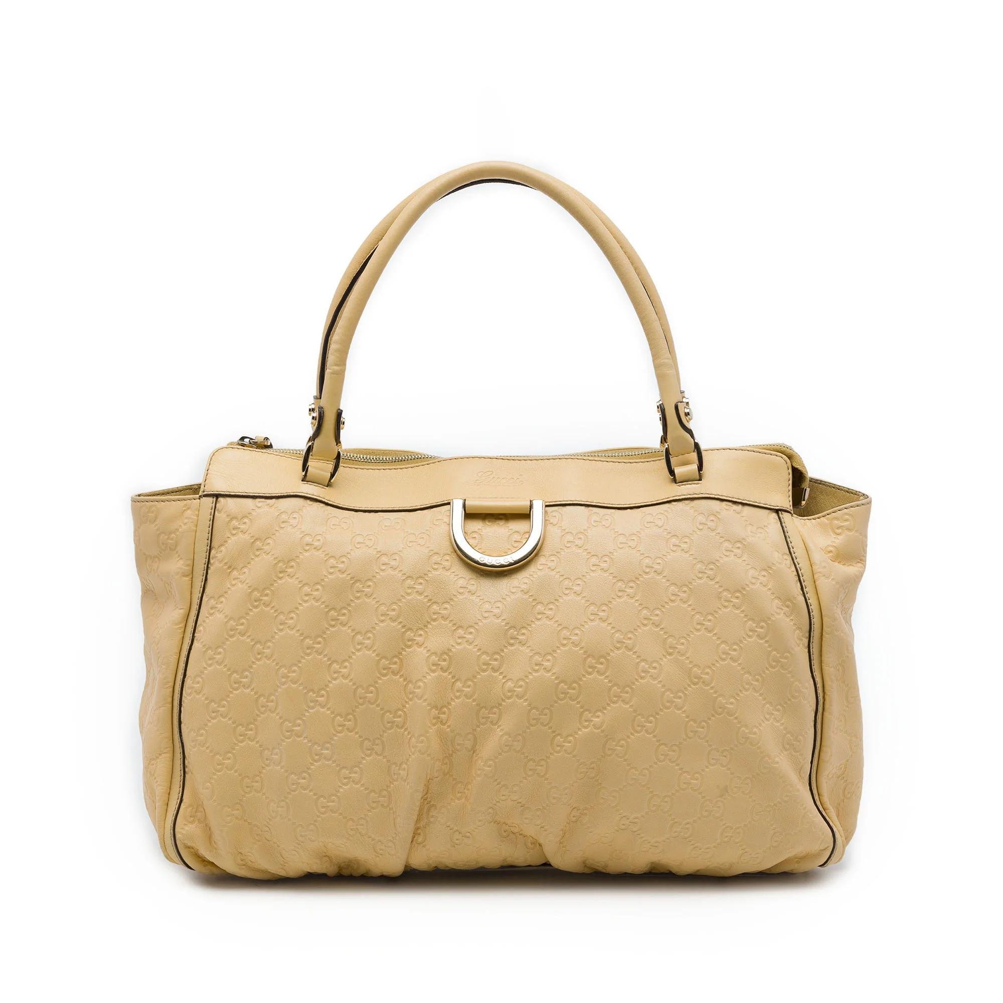 D-Ring pony-style calfskin handbag