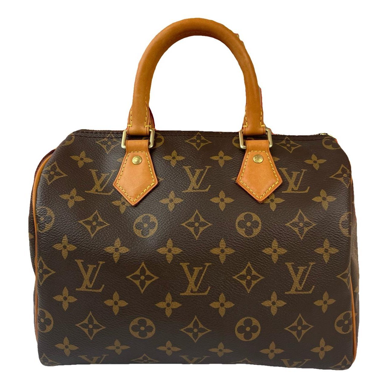 Speedy leather handbag