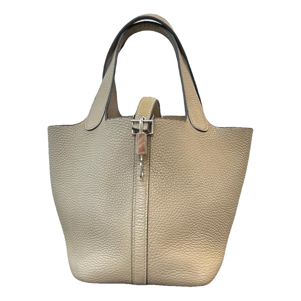 Hermes Picotin leather tote