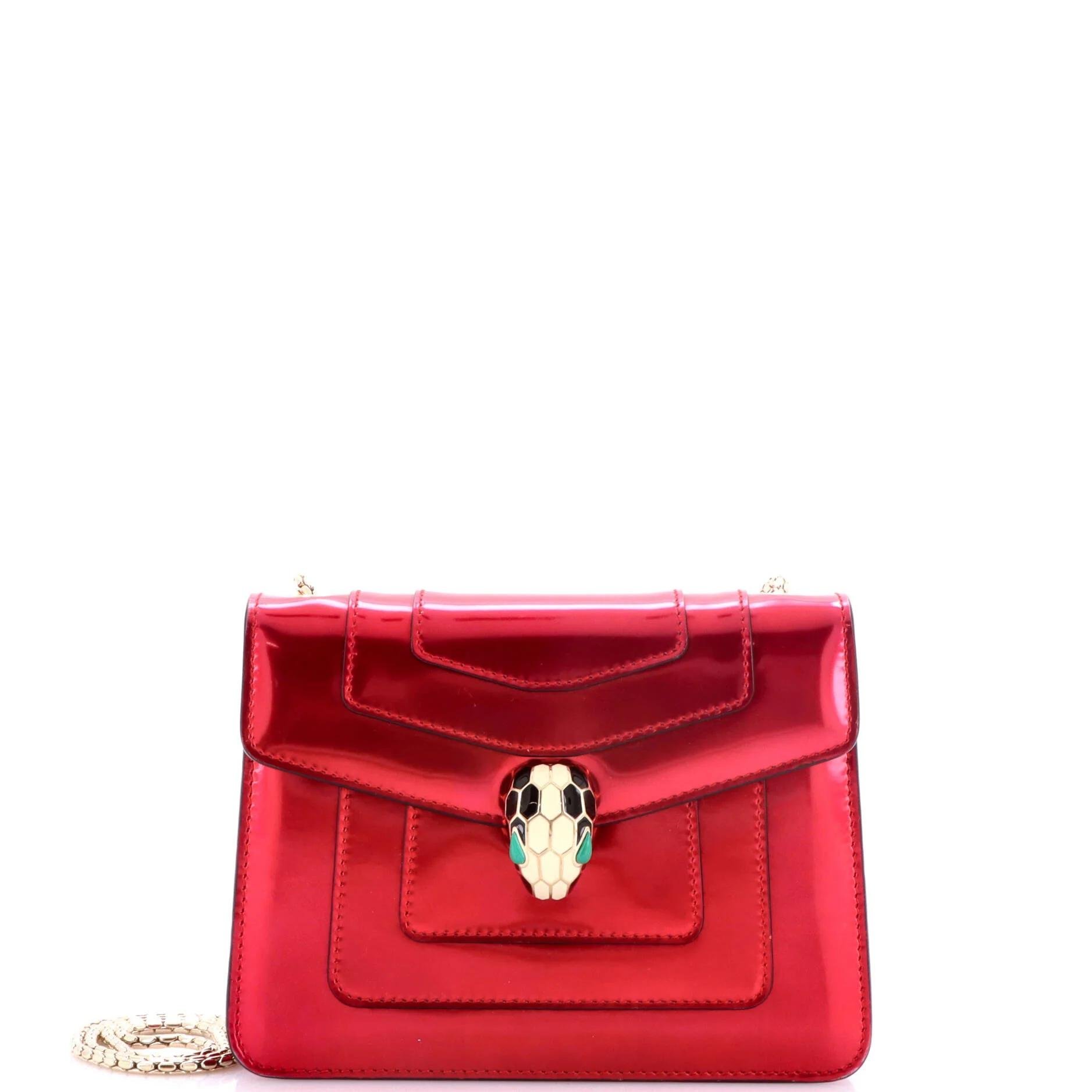 Patent leather handbag