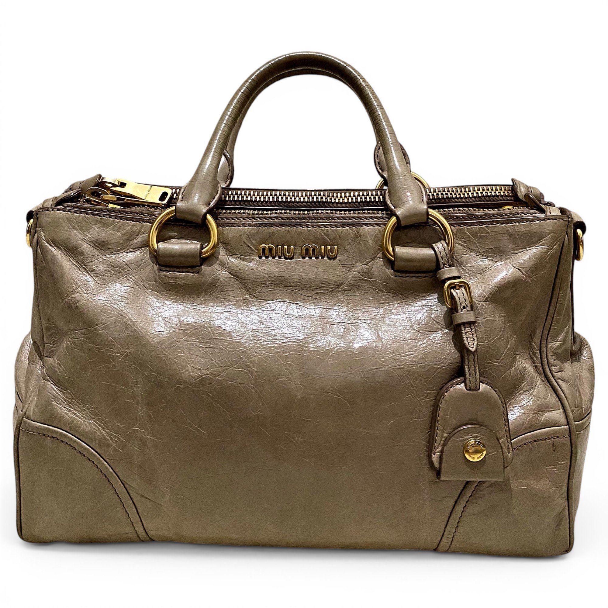 Leather handbag