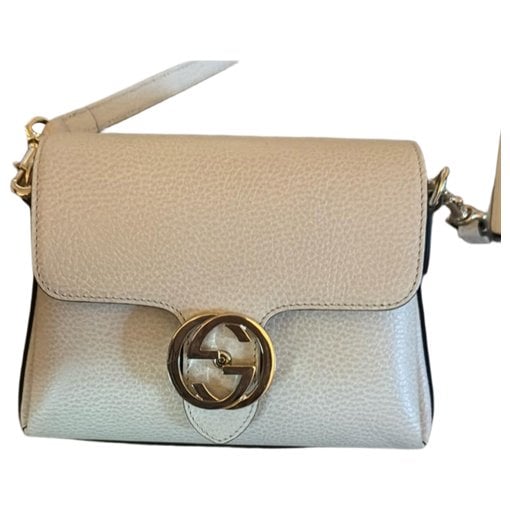 GG Ring leather handbag