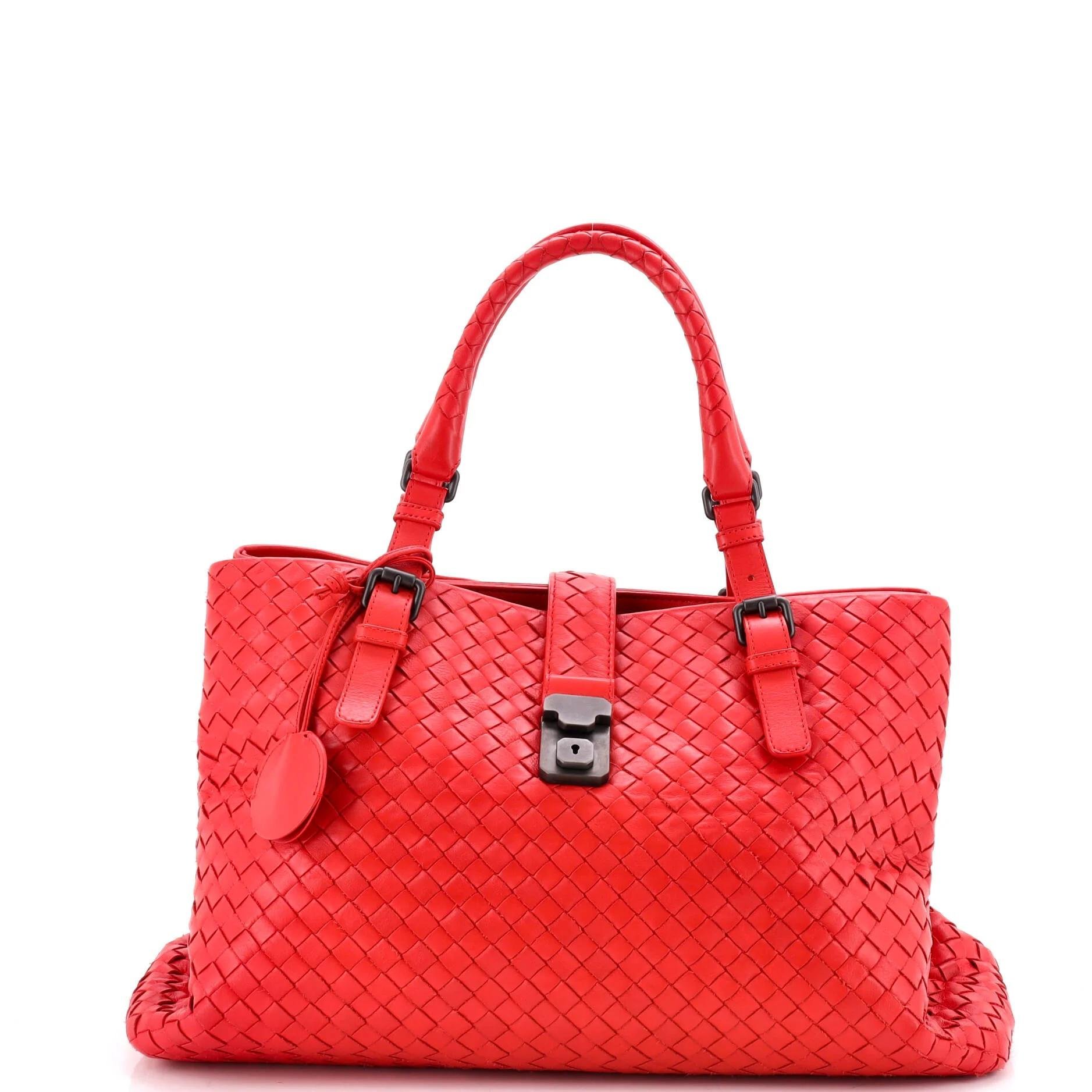 Leather tote