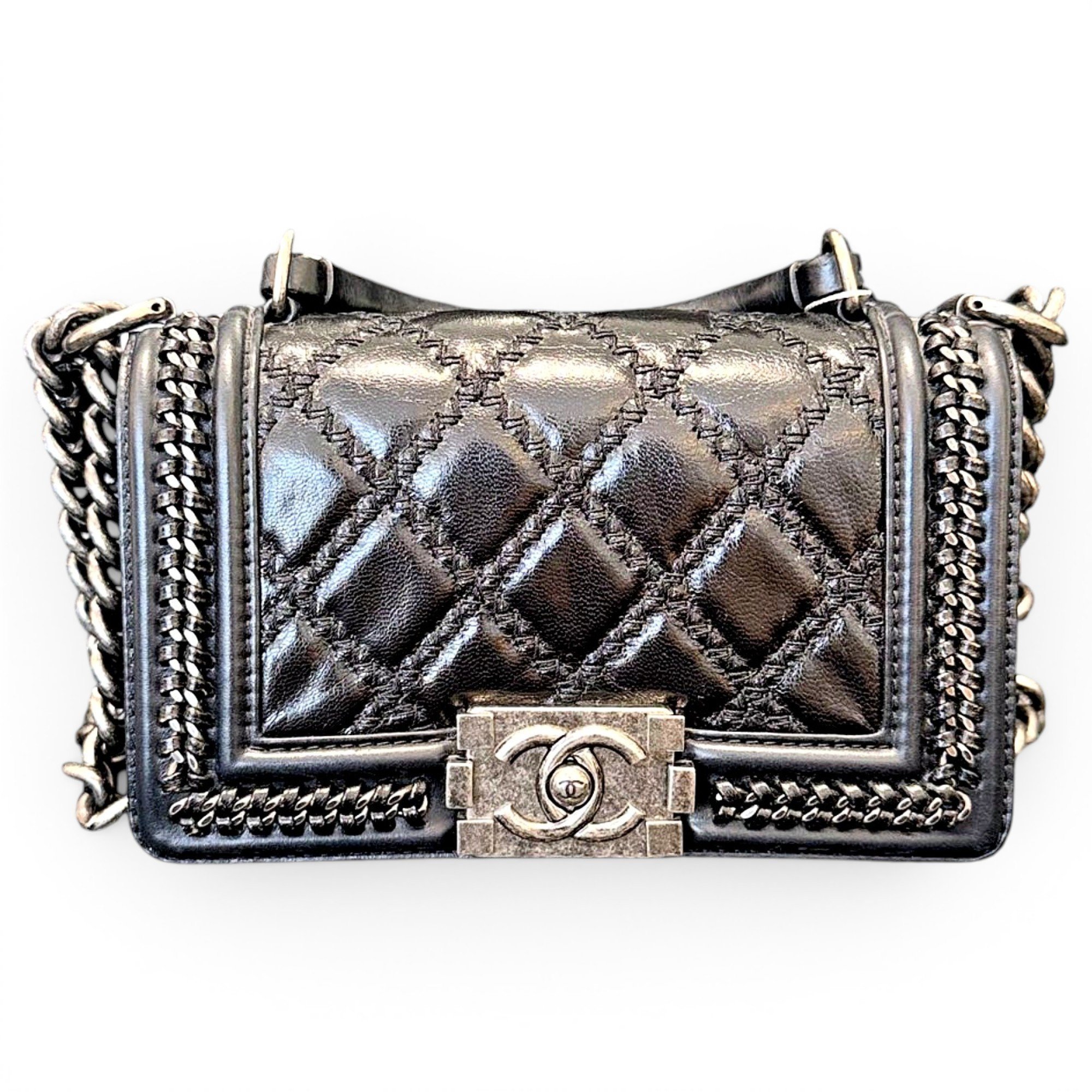Leather handbag