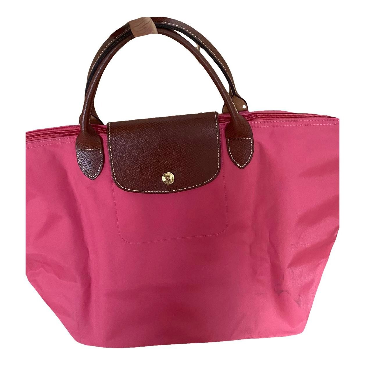 Pliage leather tote