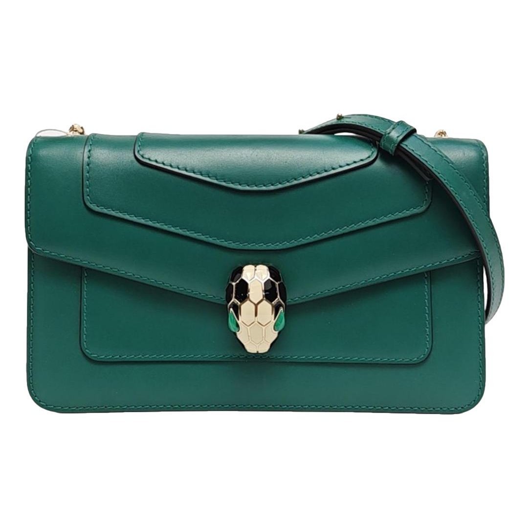Serpenti leather handbag