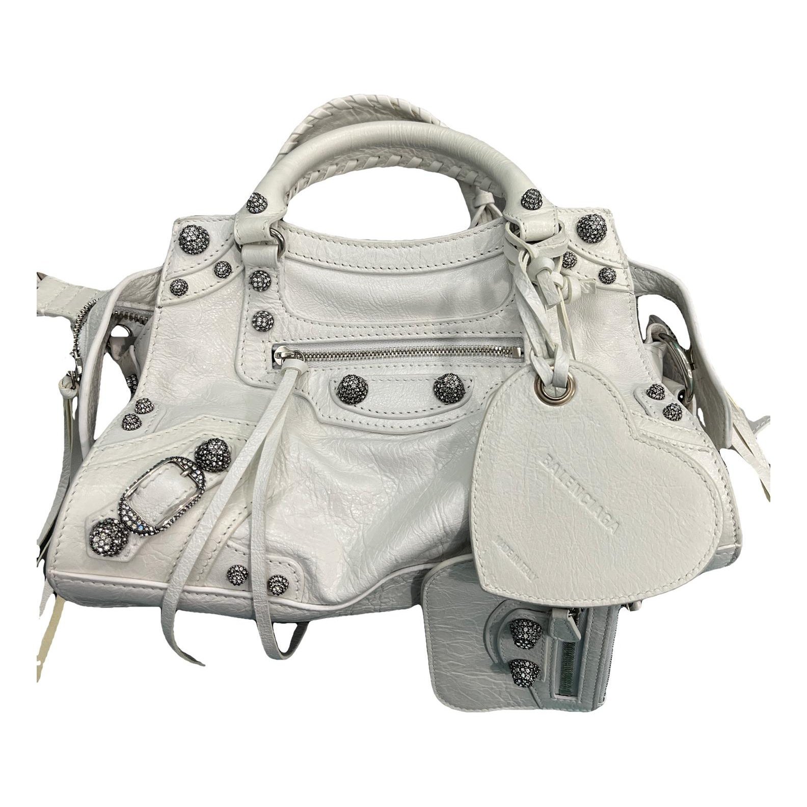 Balenciaga City pony-style calfskin handbag
