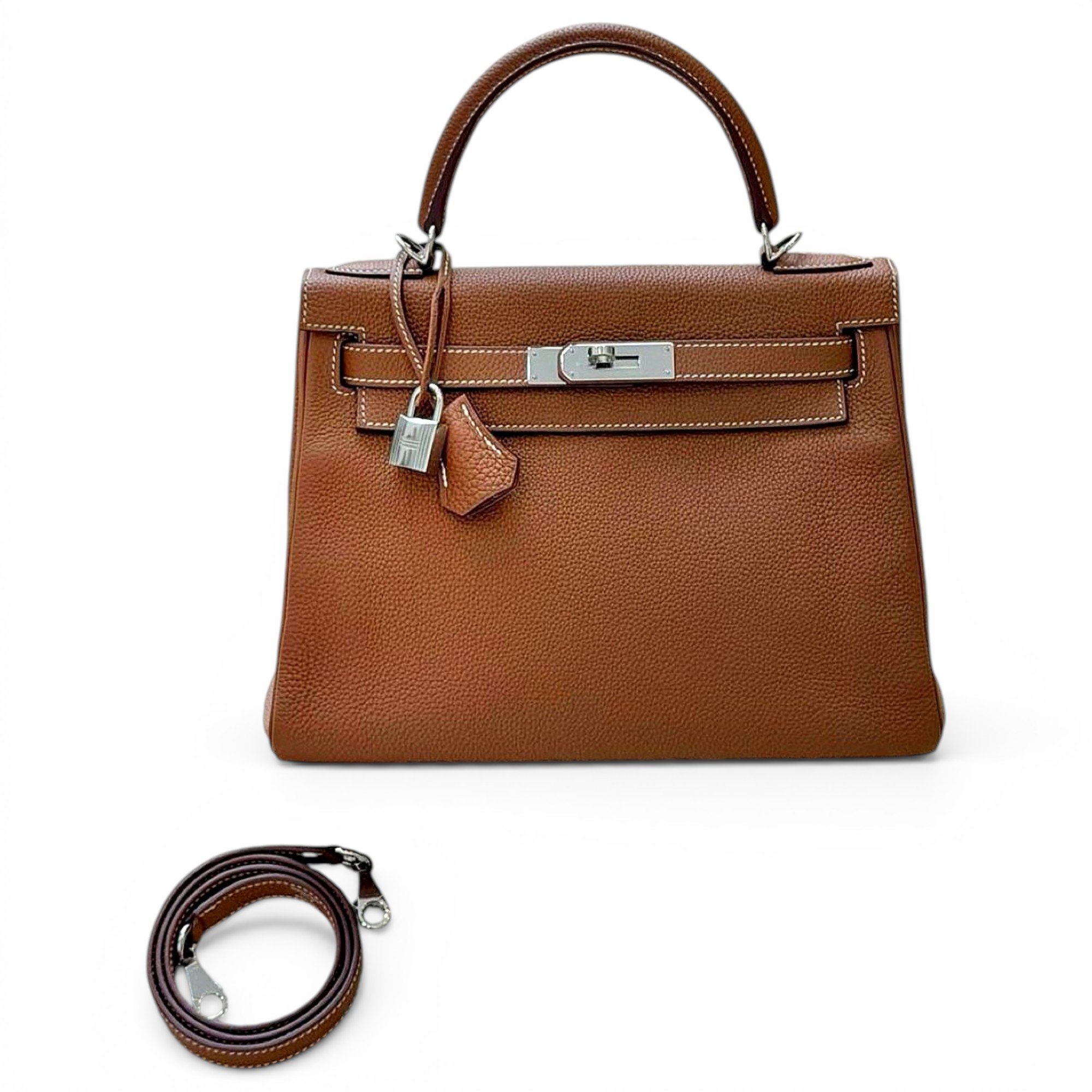 Kelly 28 leather handbag