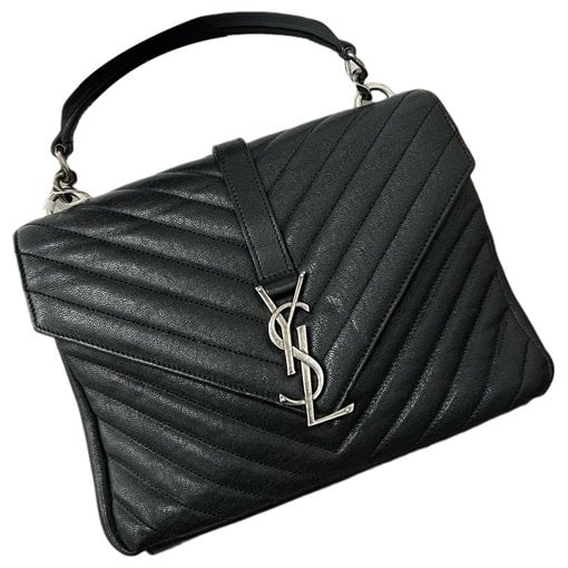 Collége monogramme leather handbag