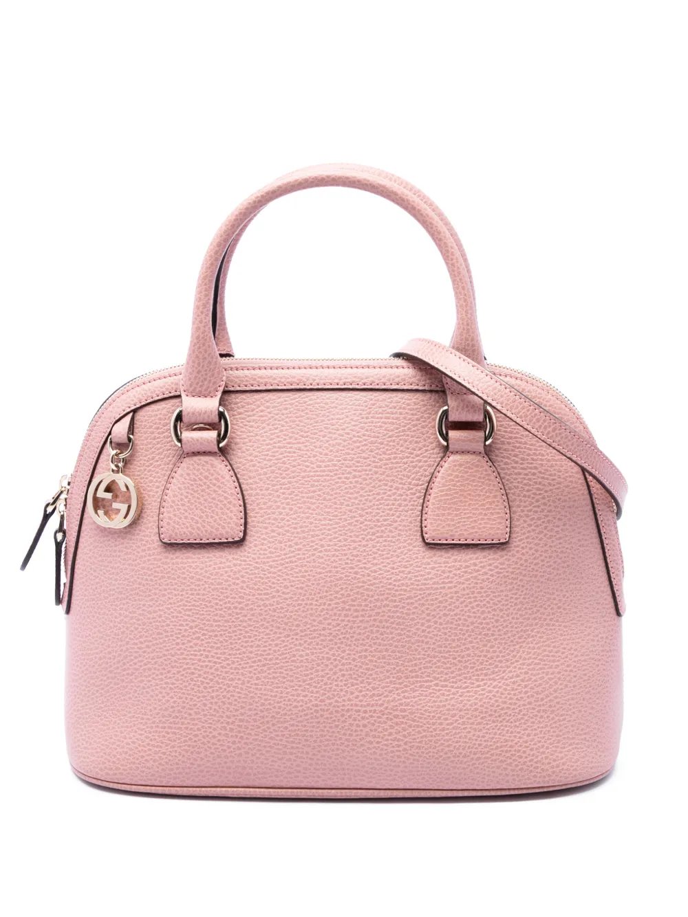 2016-2026 Small Dollar Calfskin GG Charm Dome satchel