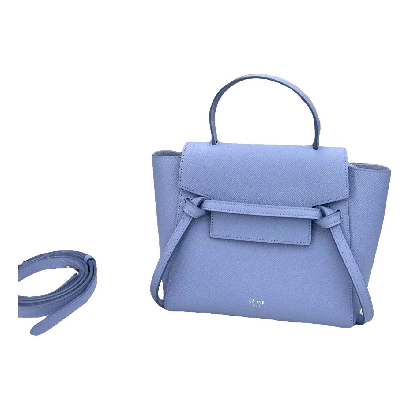 Belt leather handbag