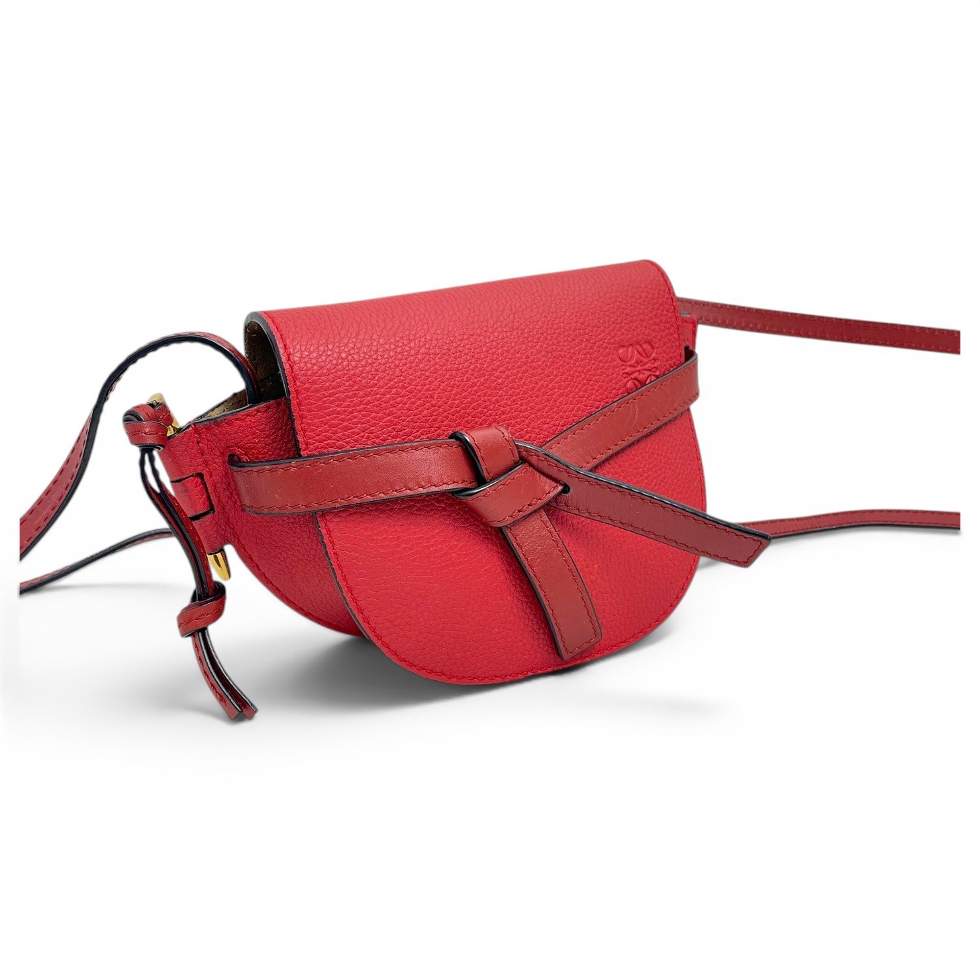 Gate vegan leather crossbody bag