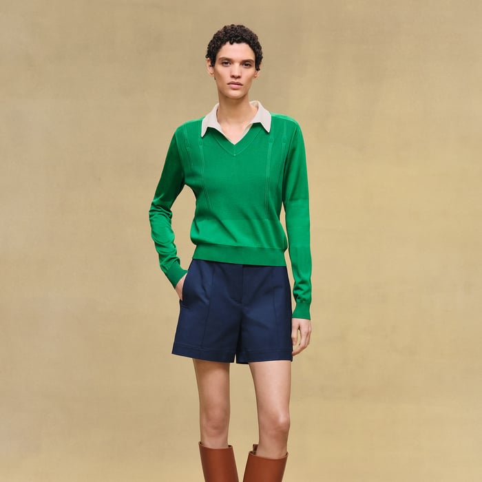 Vert Jungle Long-sleeve Sweater