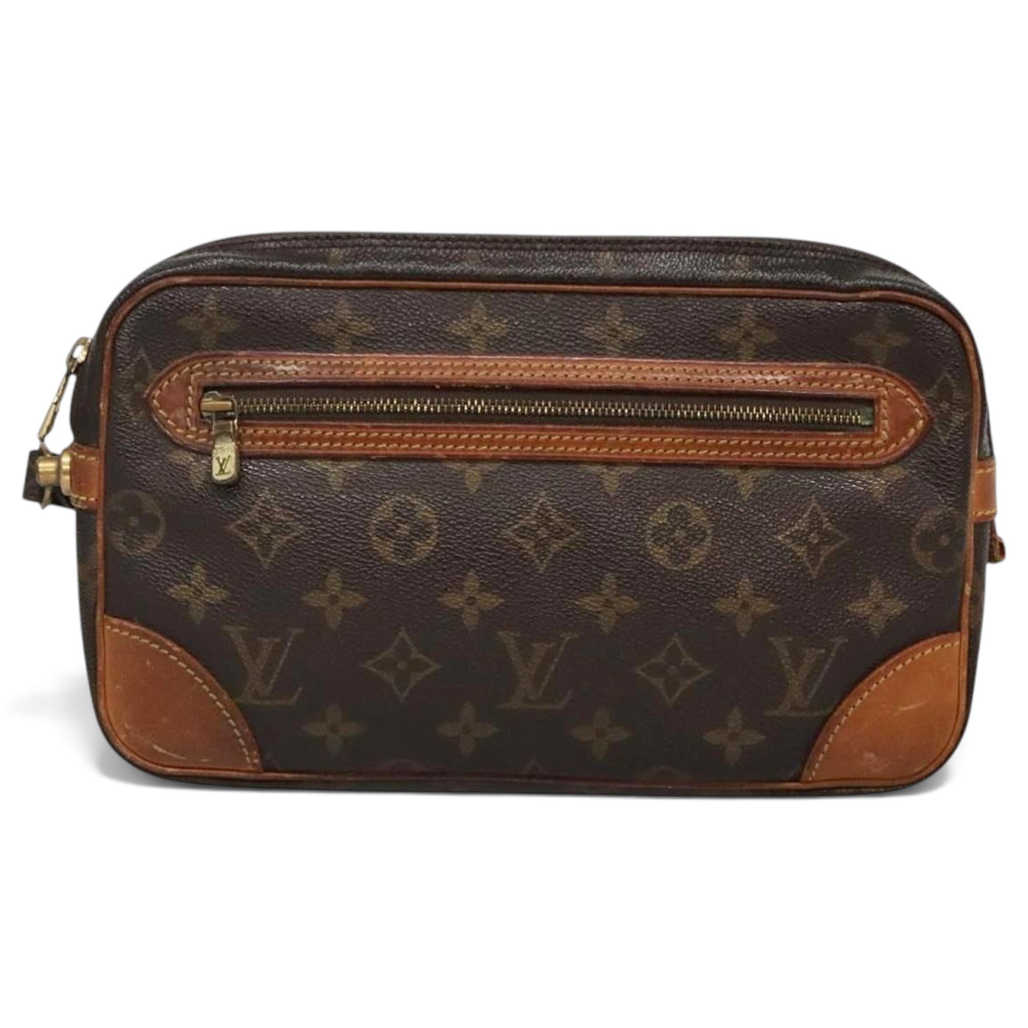 Marly Dragonne leather clutch bag