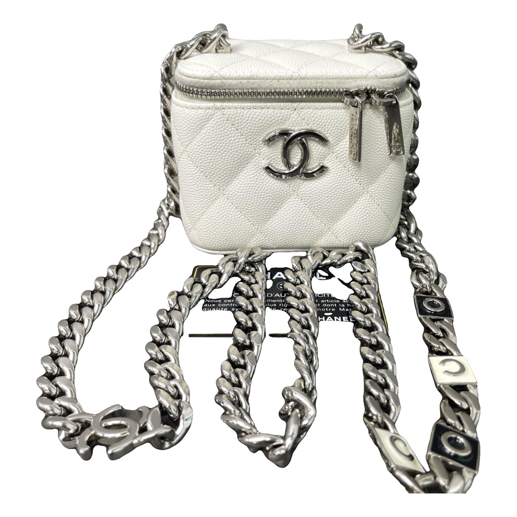 Trendy CC Vanity leather handbag