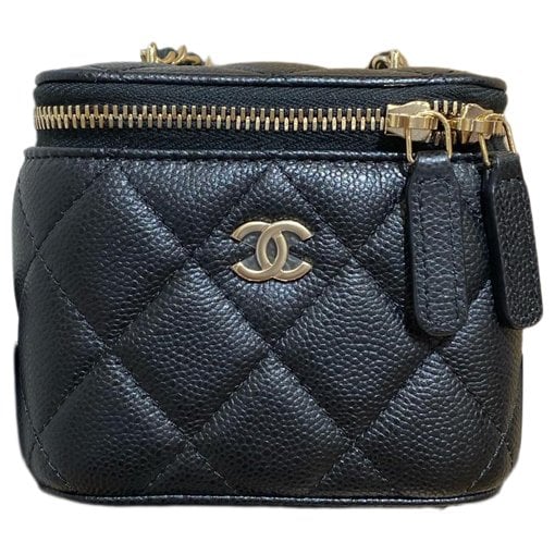 Trendy CC Vanity leather handbag