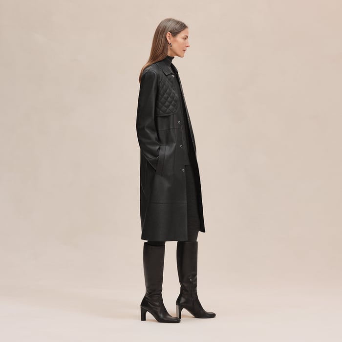 Noir Trench Coat