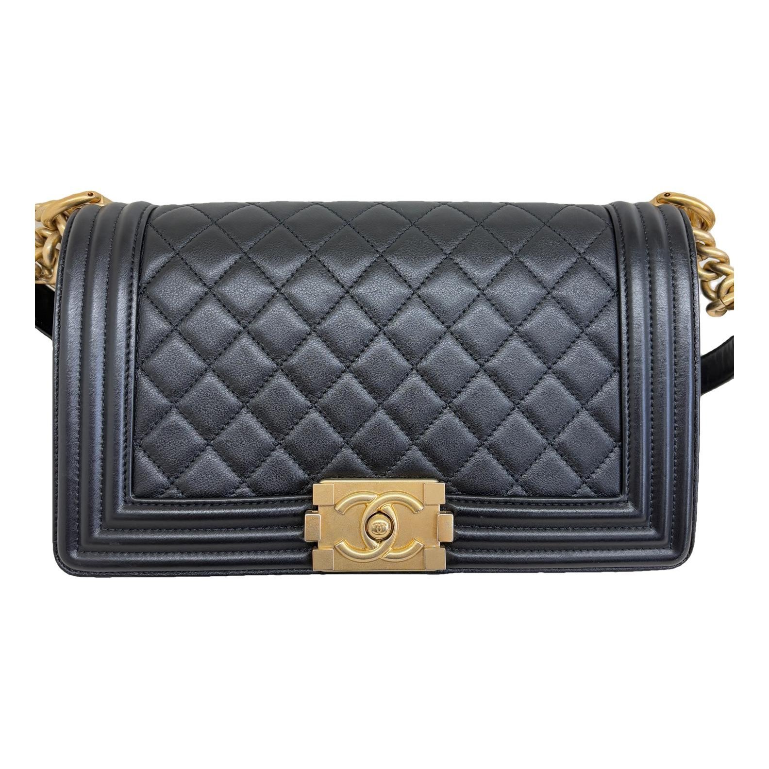 Boy leather crossbody bag