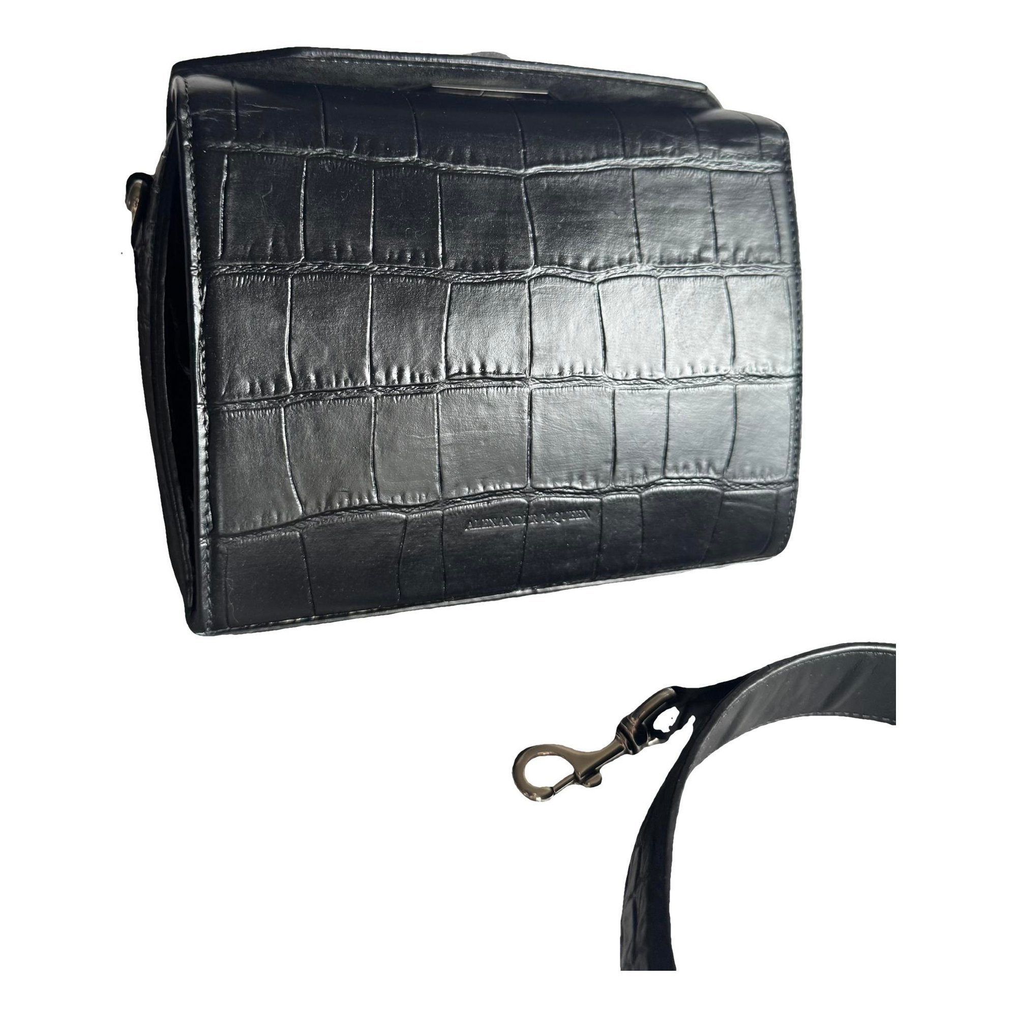 Alexander McQueen Box 19 leather crossbody bag
