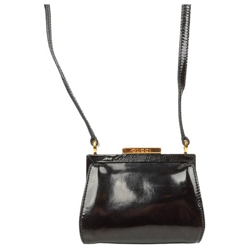 Patent leather handbag