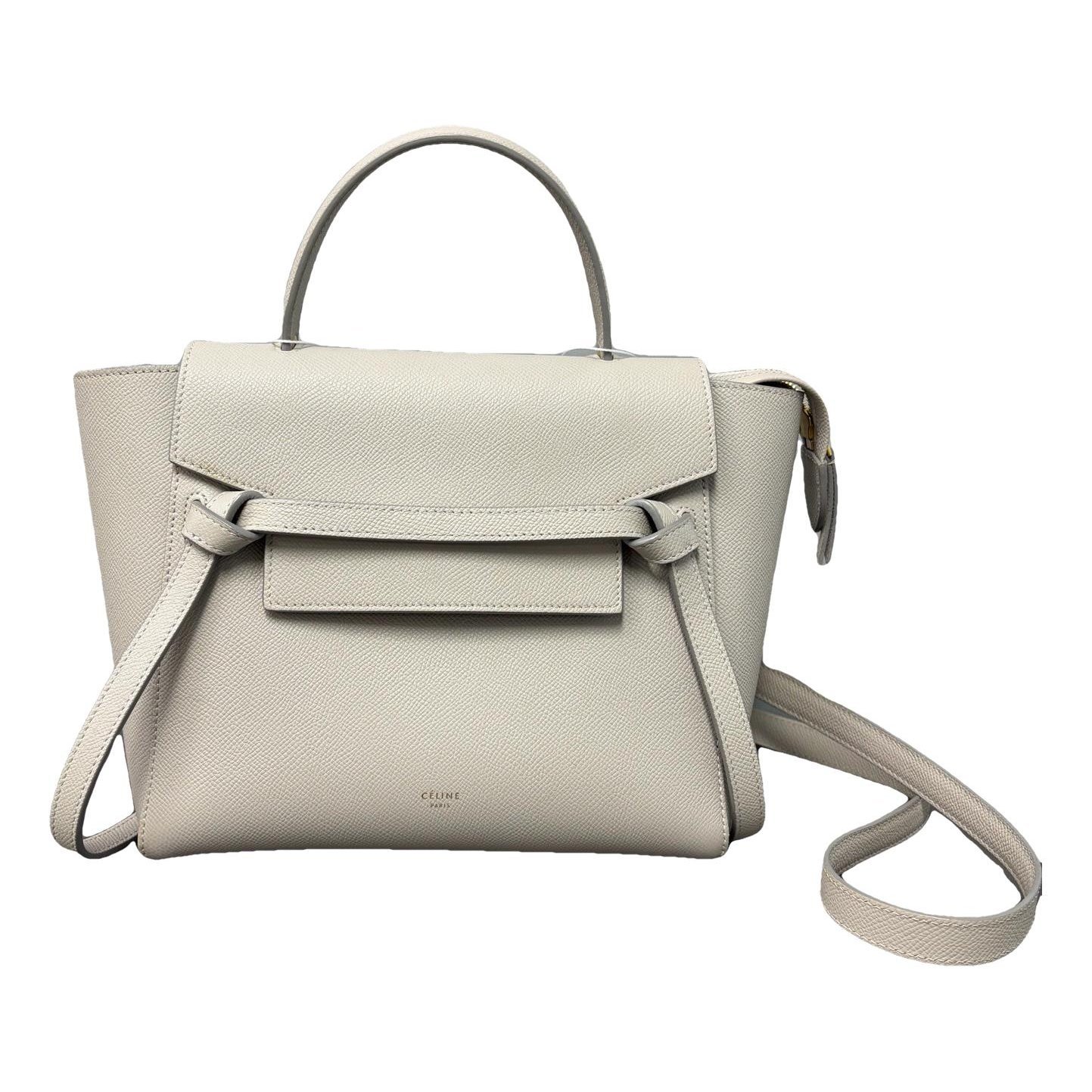 Belt leather handbag