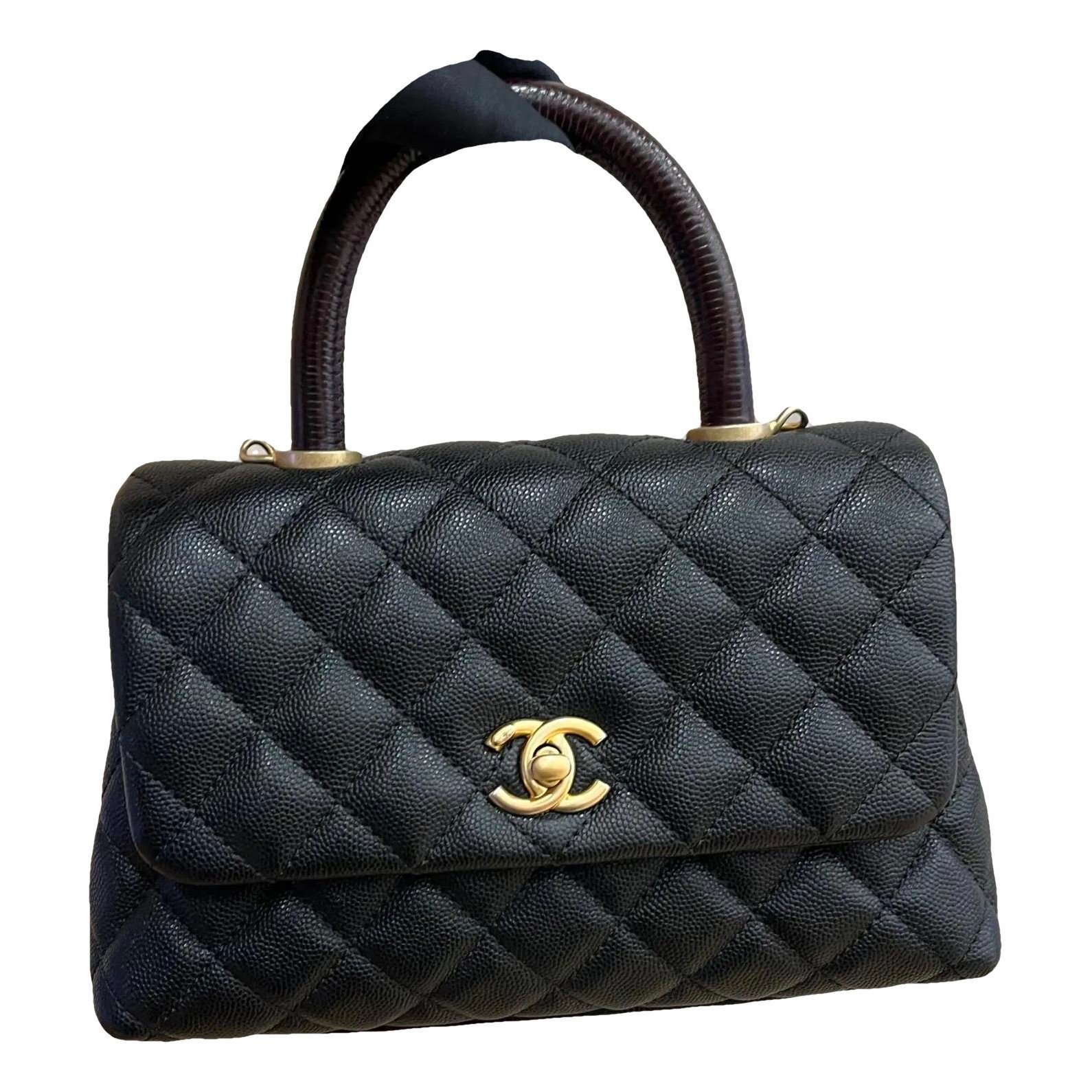 Coco Handle leather handbag