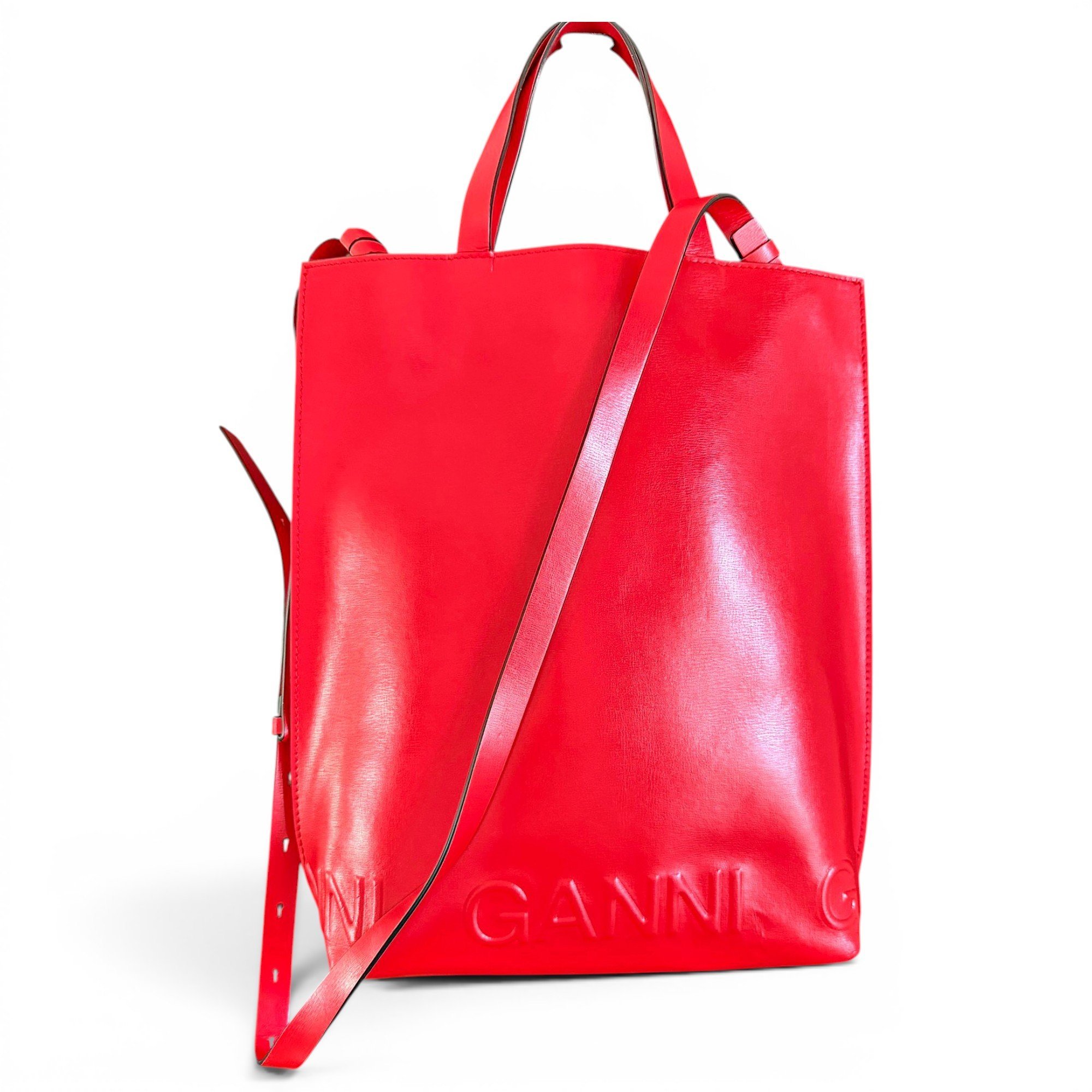 Leather tote