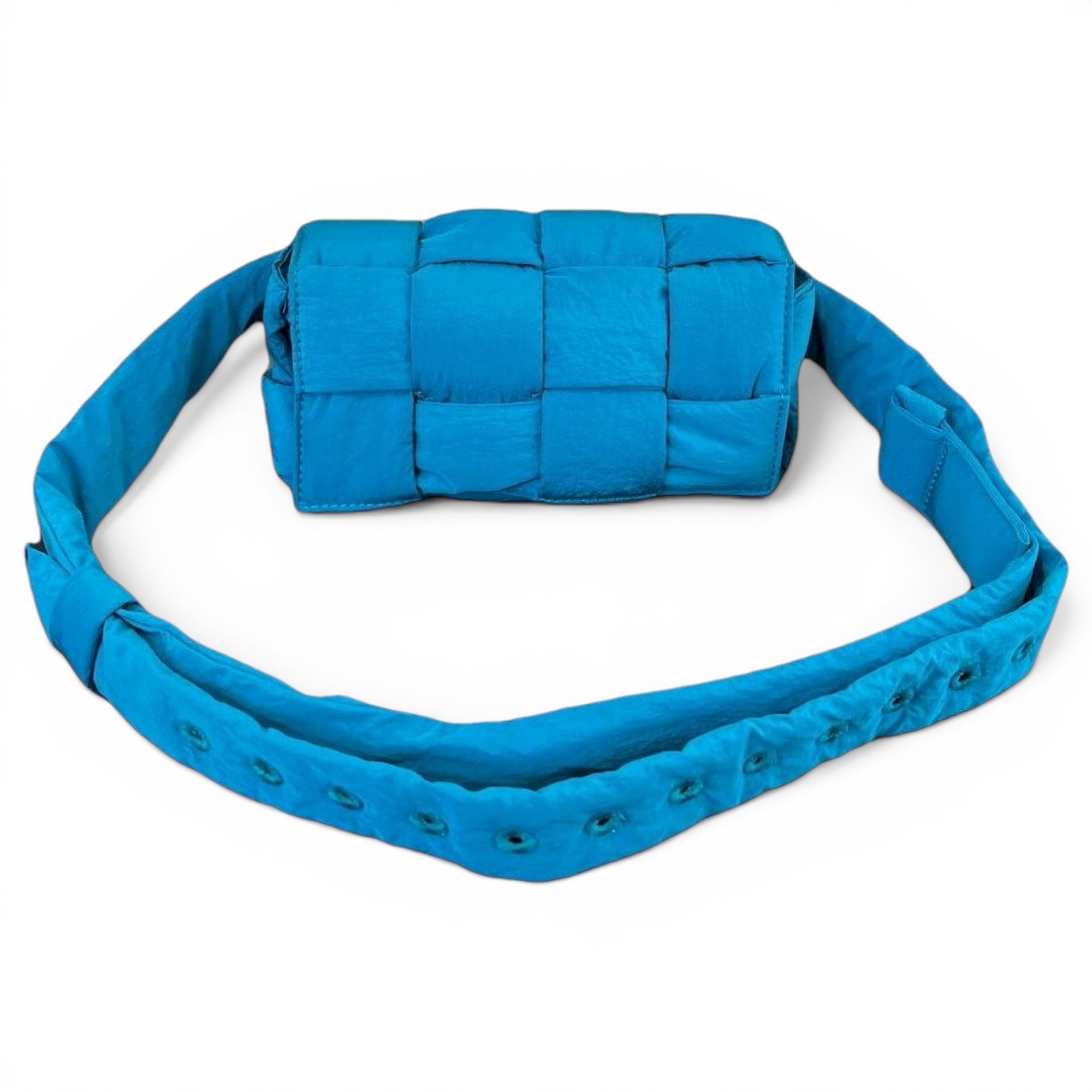 Cassette leather handbag