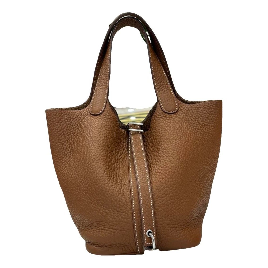 Picotin leather handbag