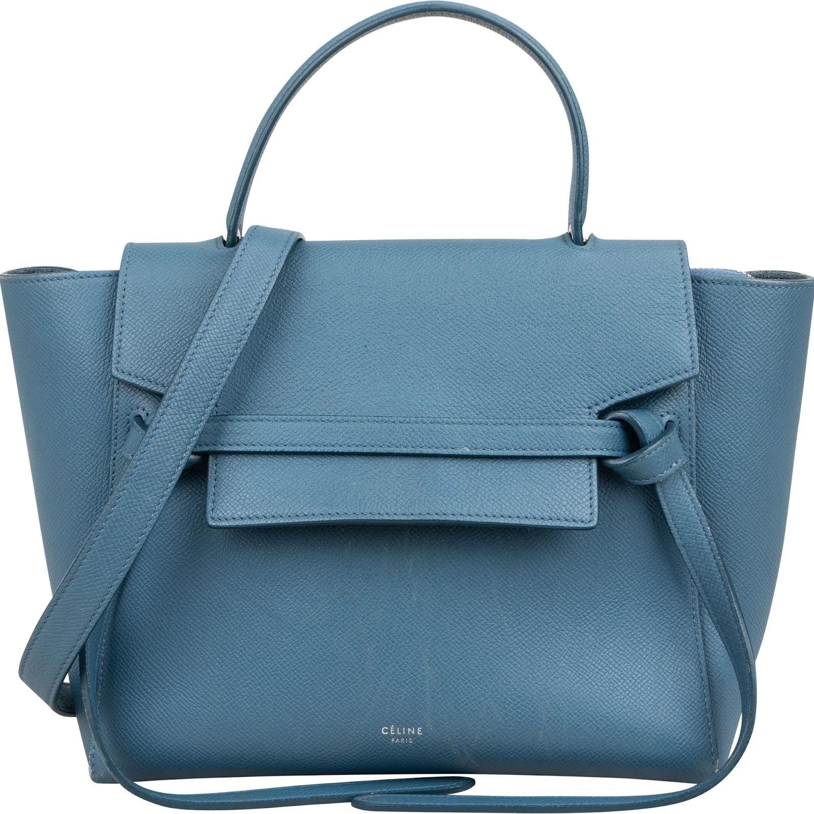 Belt leather handbag