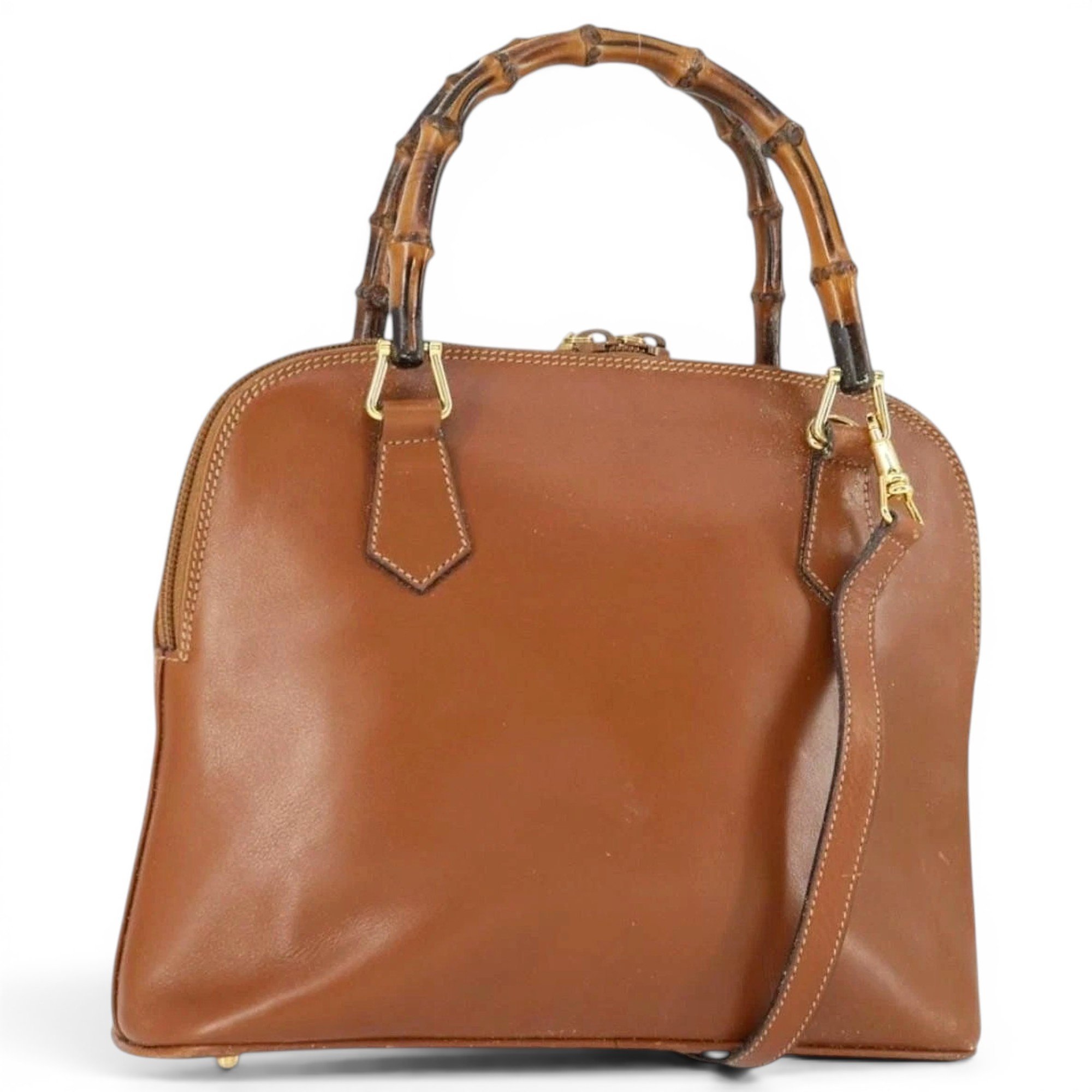 Leather handbag