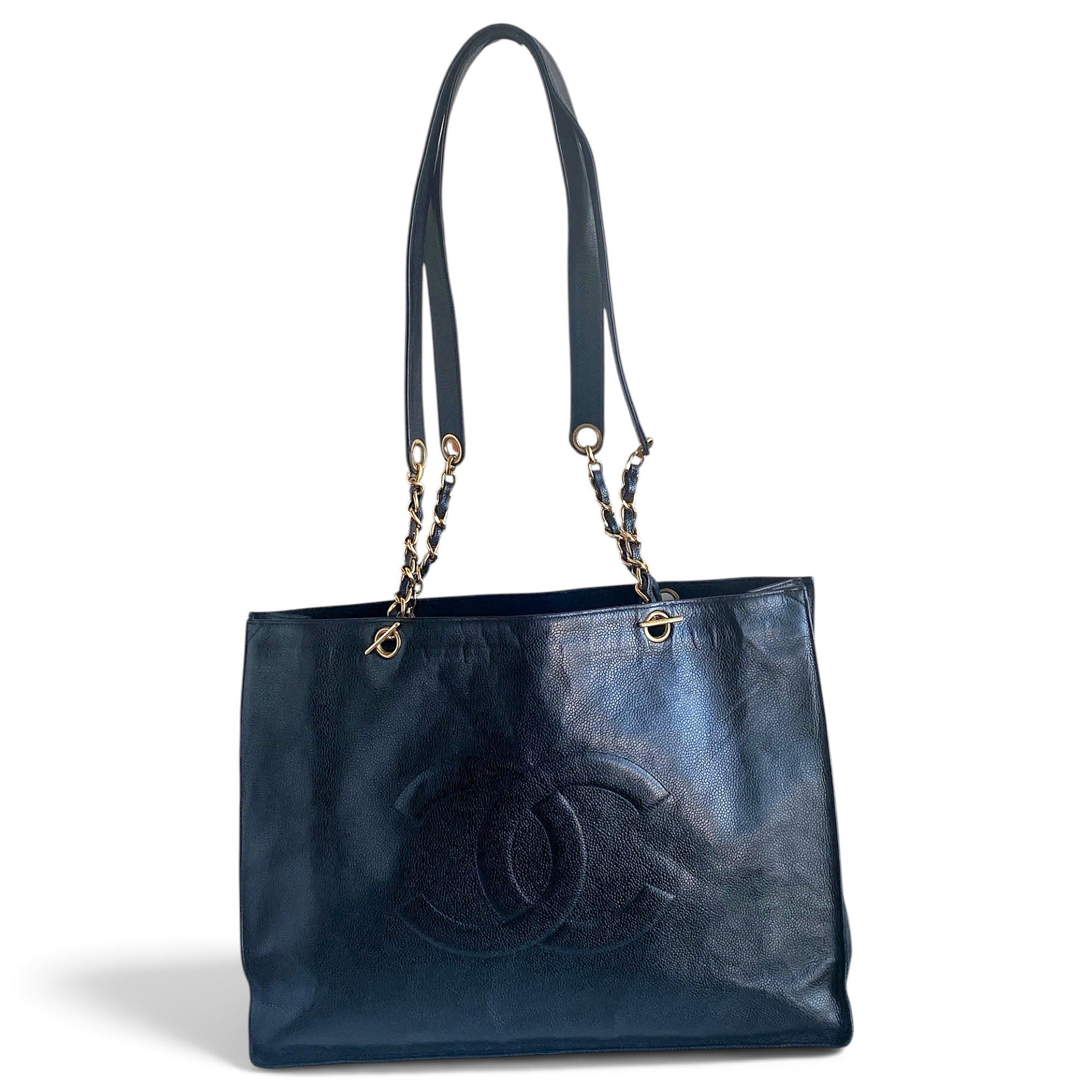 Leather tote