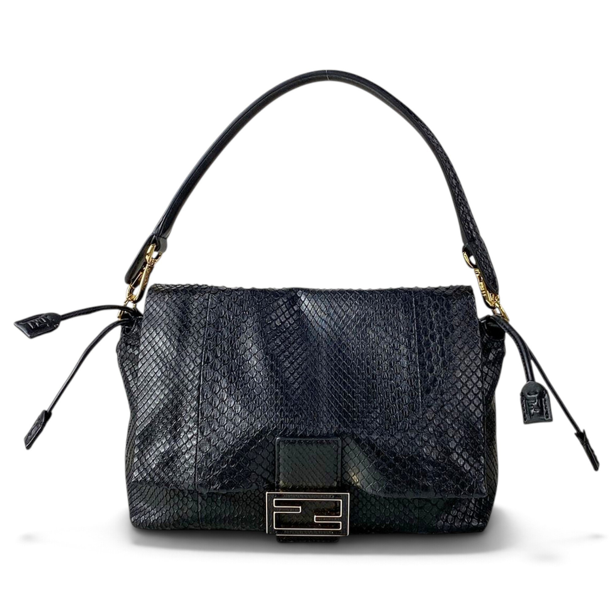 Pocket python handbag