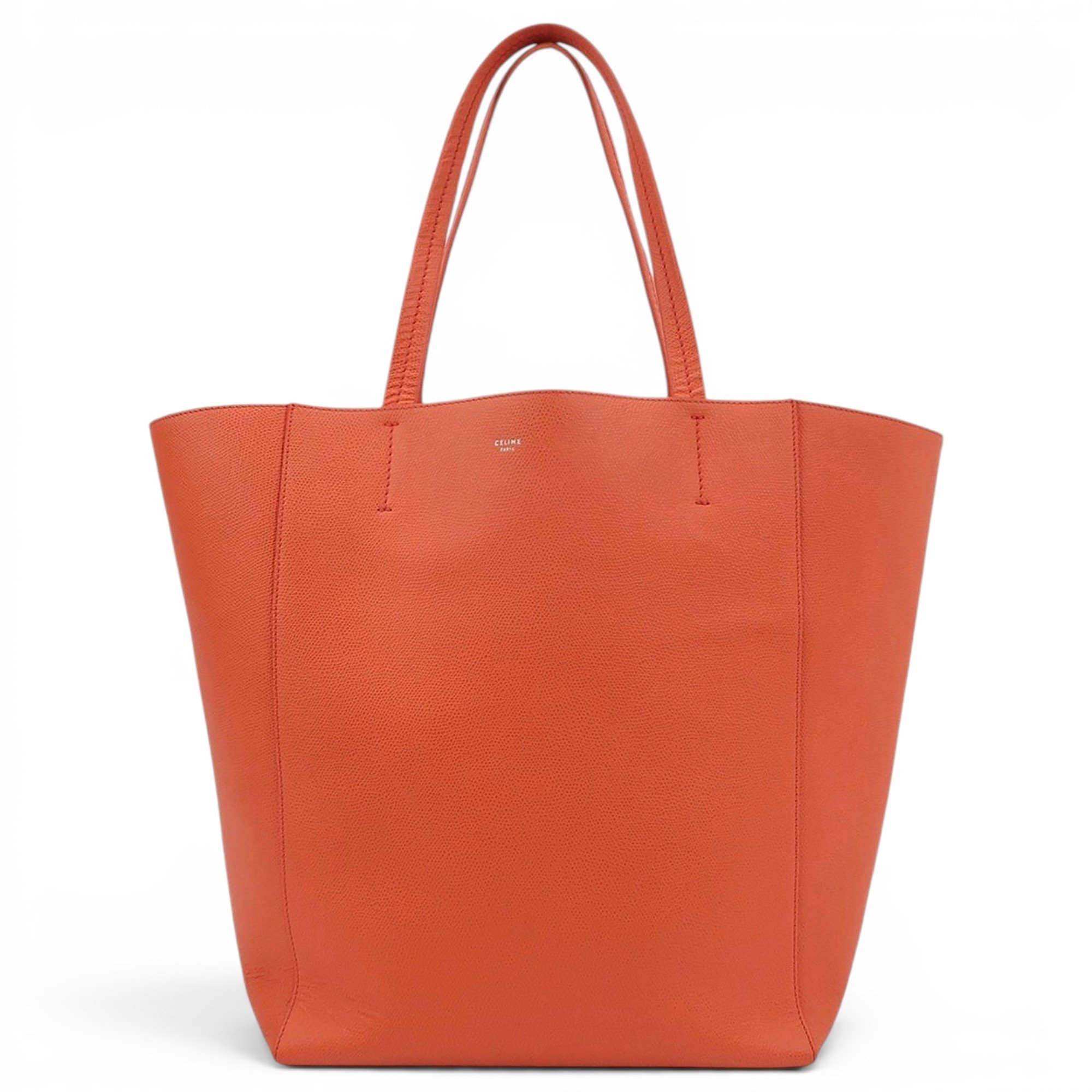 Cabas leather tote